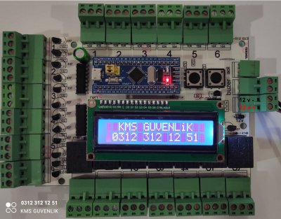 1-6 KAPI KONTROLLÜ İNTERLOCK KONTROL KARTI